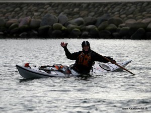 One handed high brace turn on the move